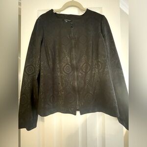 Raffinalla Imitation Leather Jacket